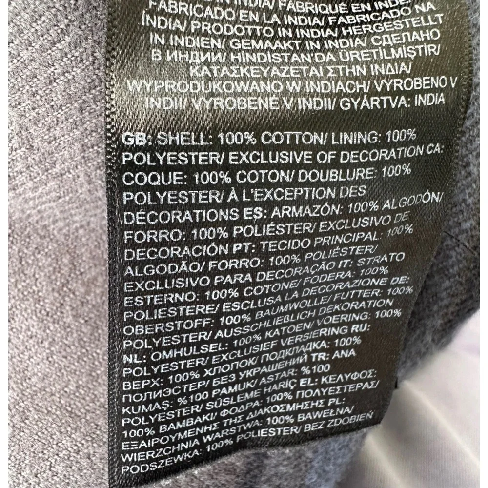 The North Face Mens XL Arroyo Heavyweight Flannel Shirt Striped Grey Blue - Picture 8 of 10
